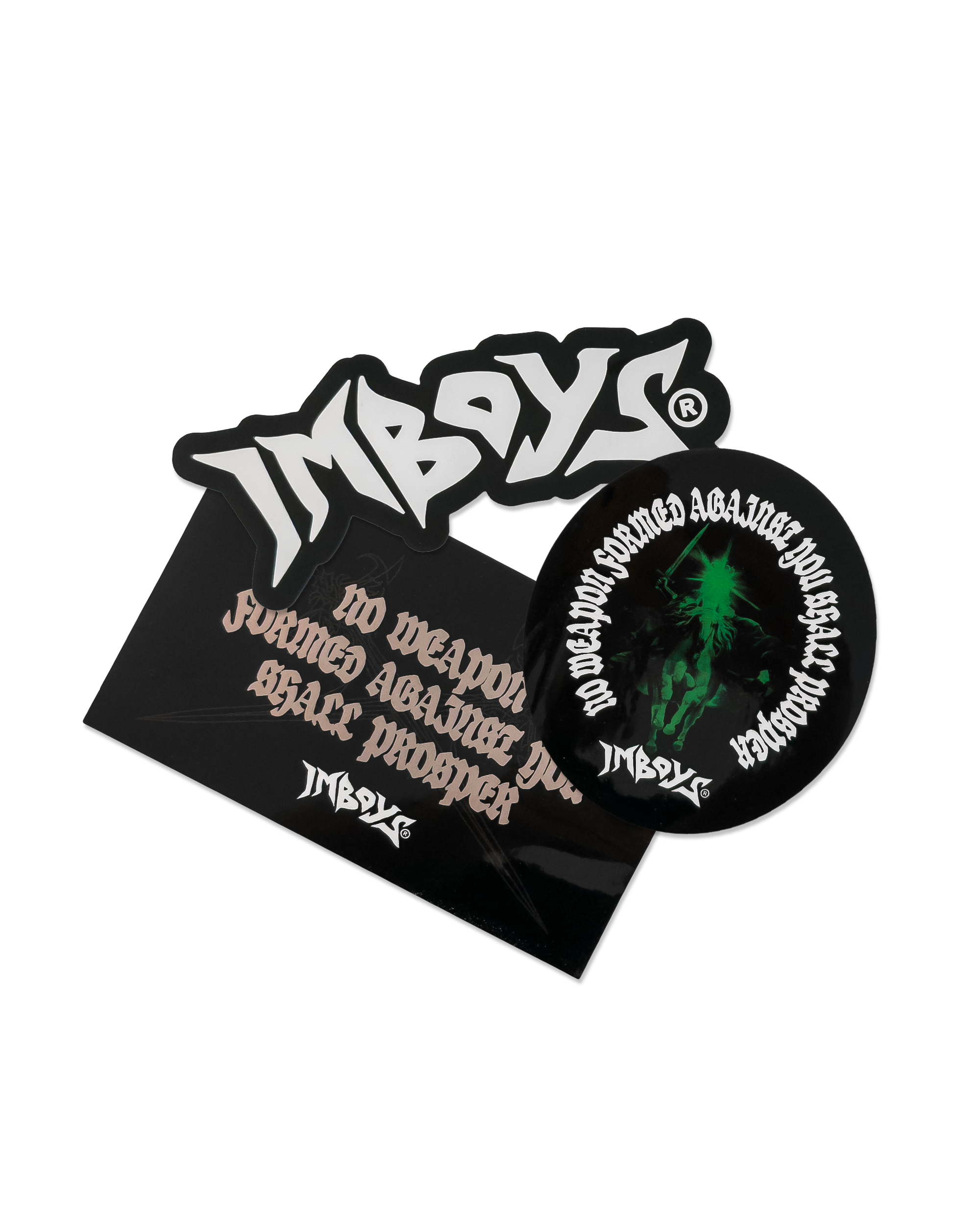 IMBOYS No Weapon Sticker Stack