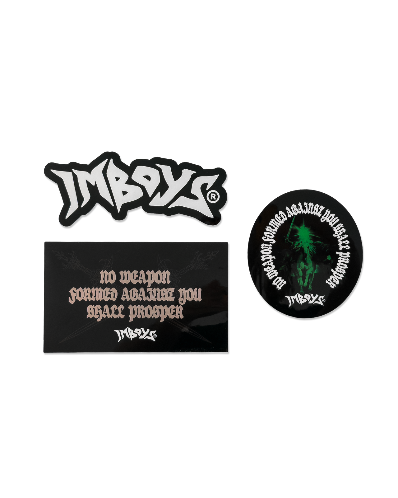 IMBOYS No Weapon Sticker Stack