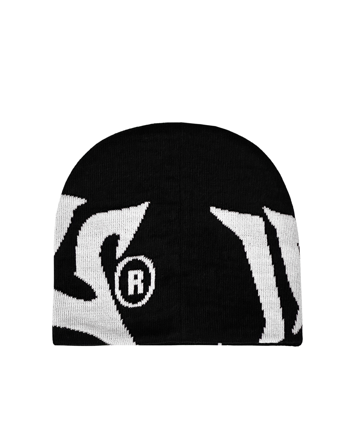 Big Logo Black & White Beanie