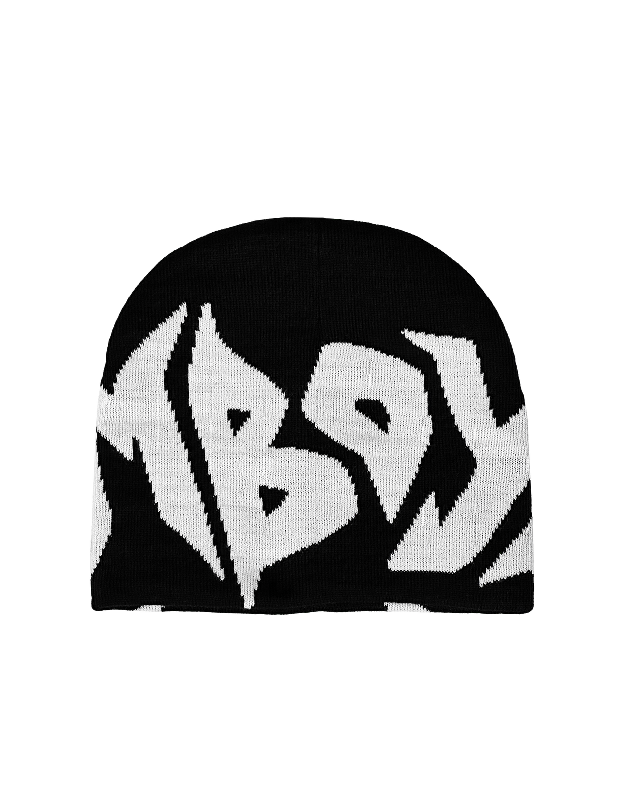 Big Logo Black & White Beanie