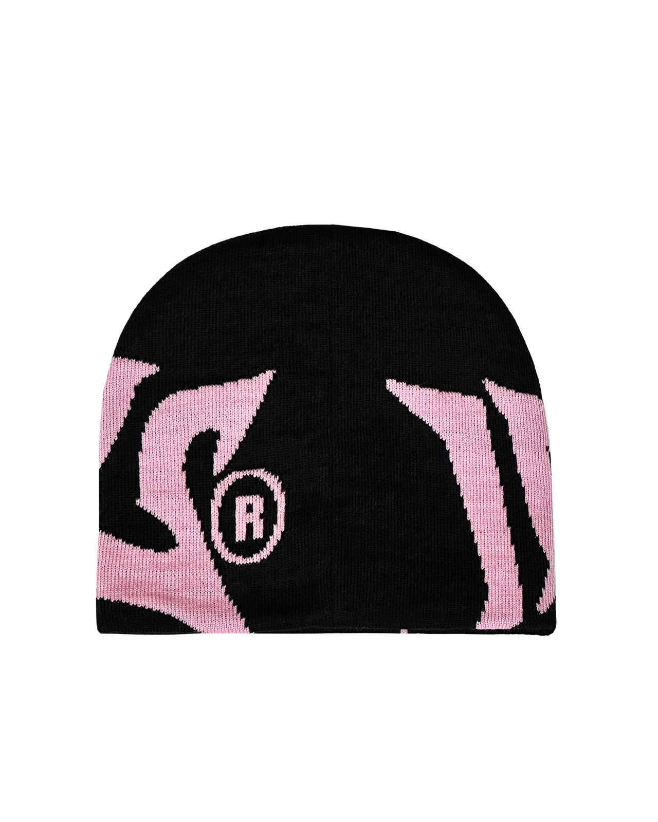 Big Logo Black & Pink Beanie