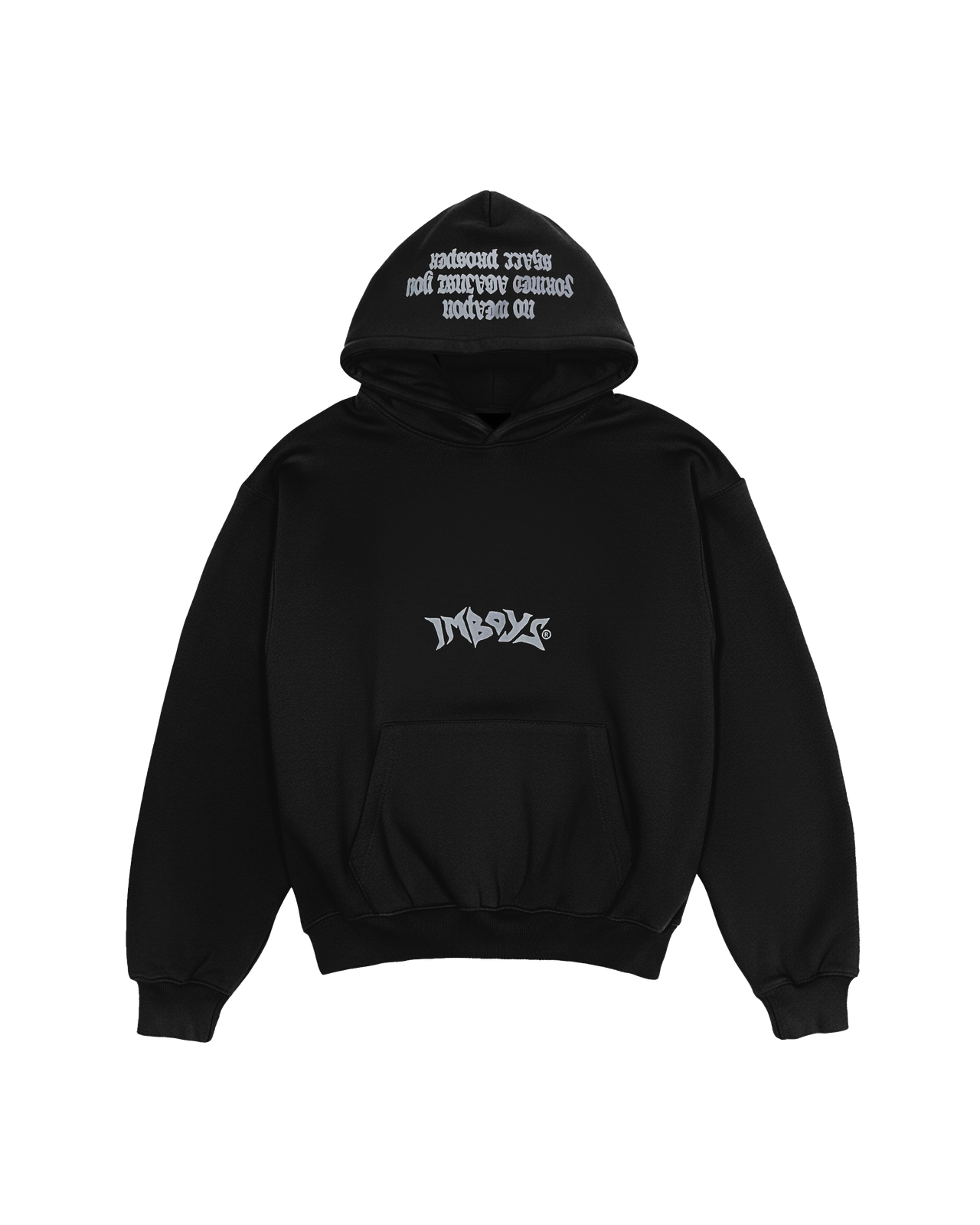 Black No Weapon Hoodie