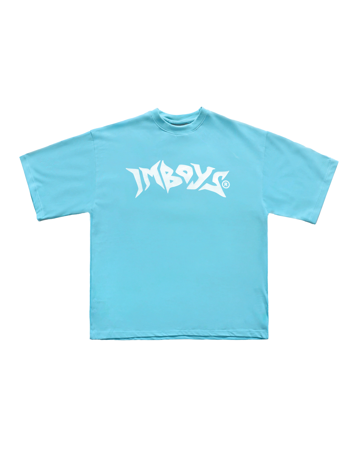 No Weapon Text Tee Pastel Blue