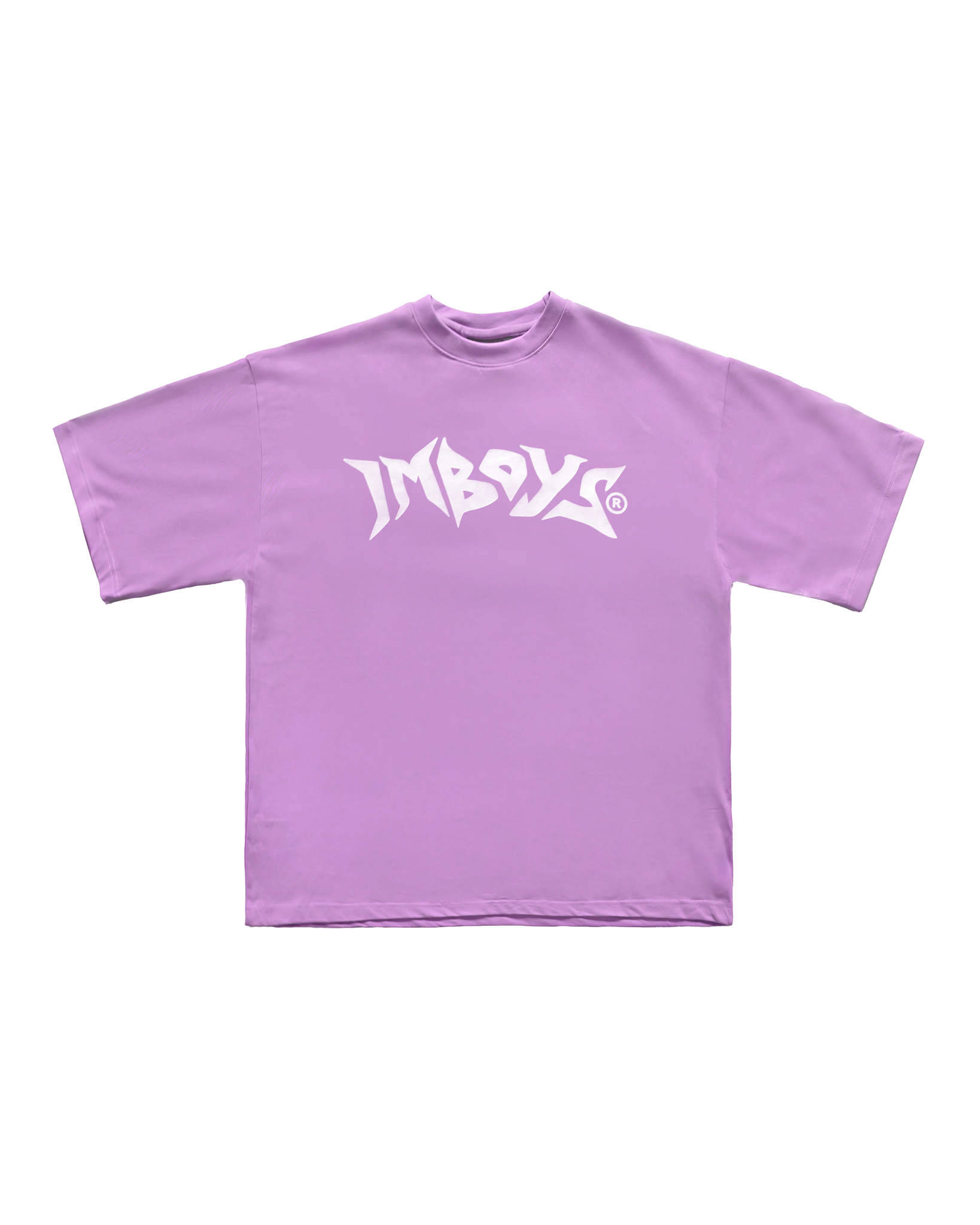 No Weapon Text Tee Pastel Purple