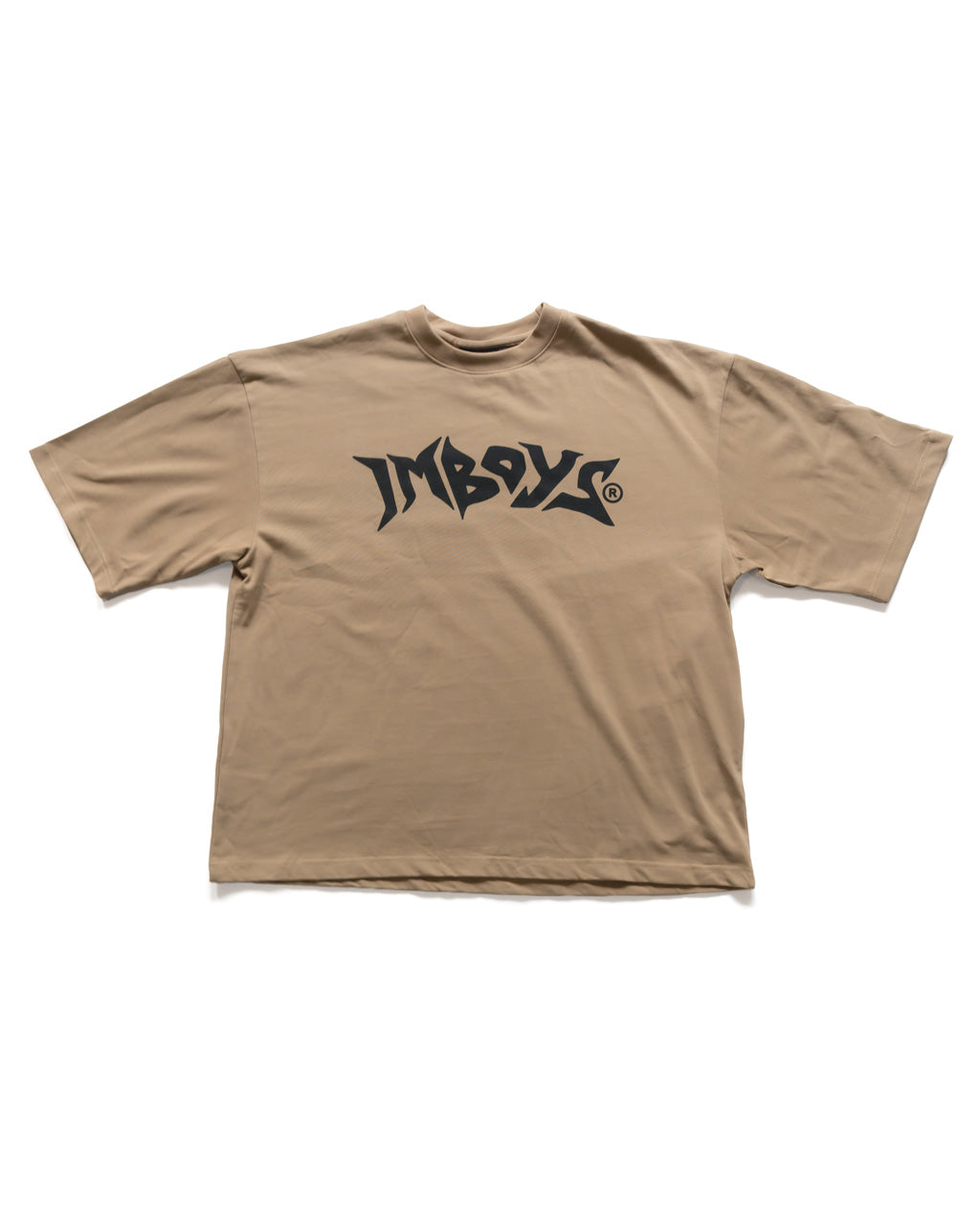 No Weapon Text Tee Beige