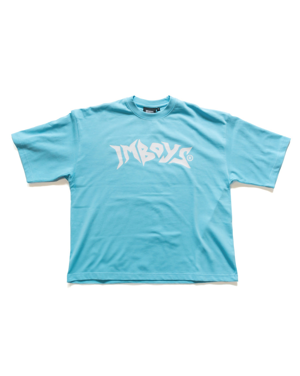 No Weapon Text Tee Pastel Blue