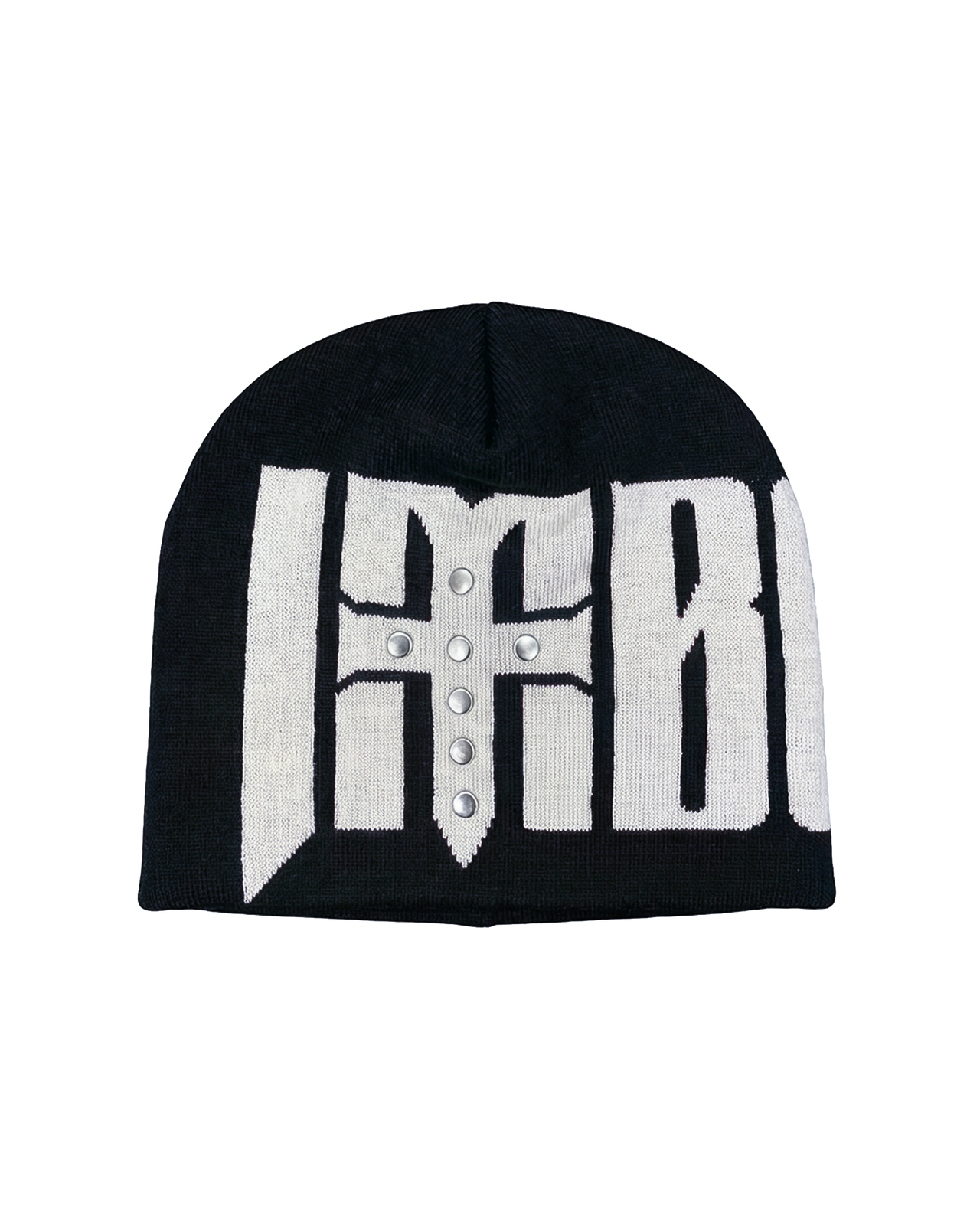 Black redemption beanie