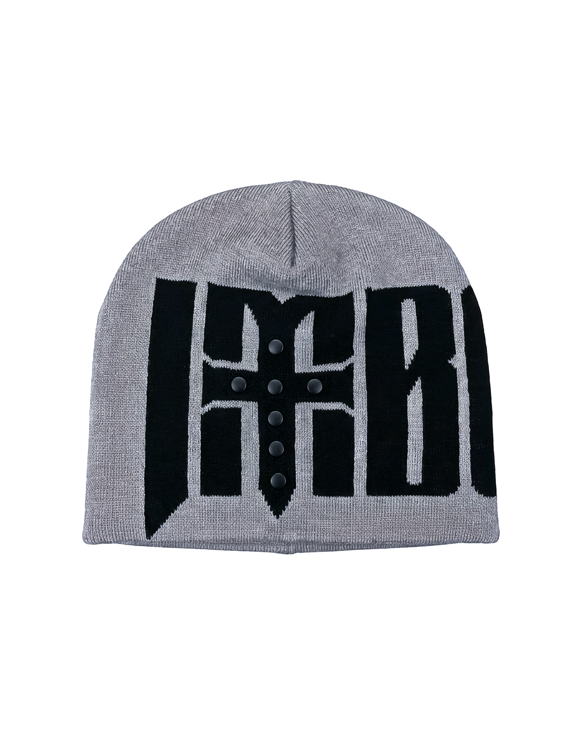 Grey redemption beanie