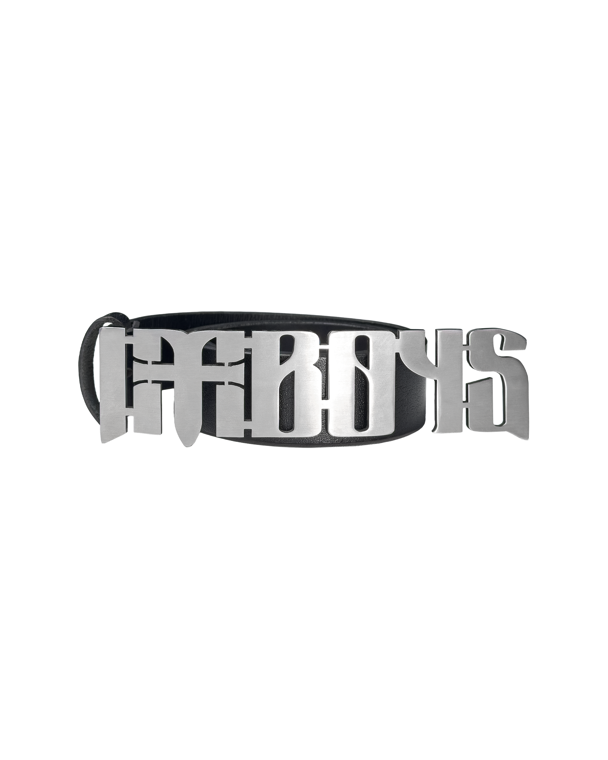 IMBOYS Redemption Metal Brass Logo Belt