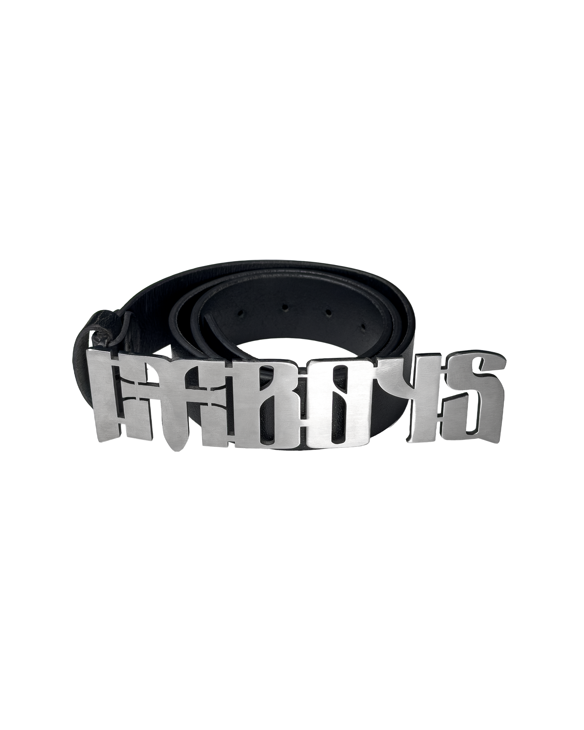 IMBOYS Redemption Metal Brass Logo Belt