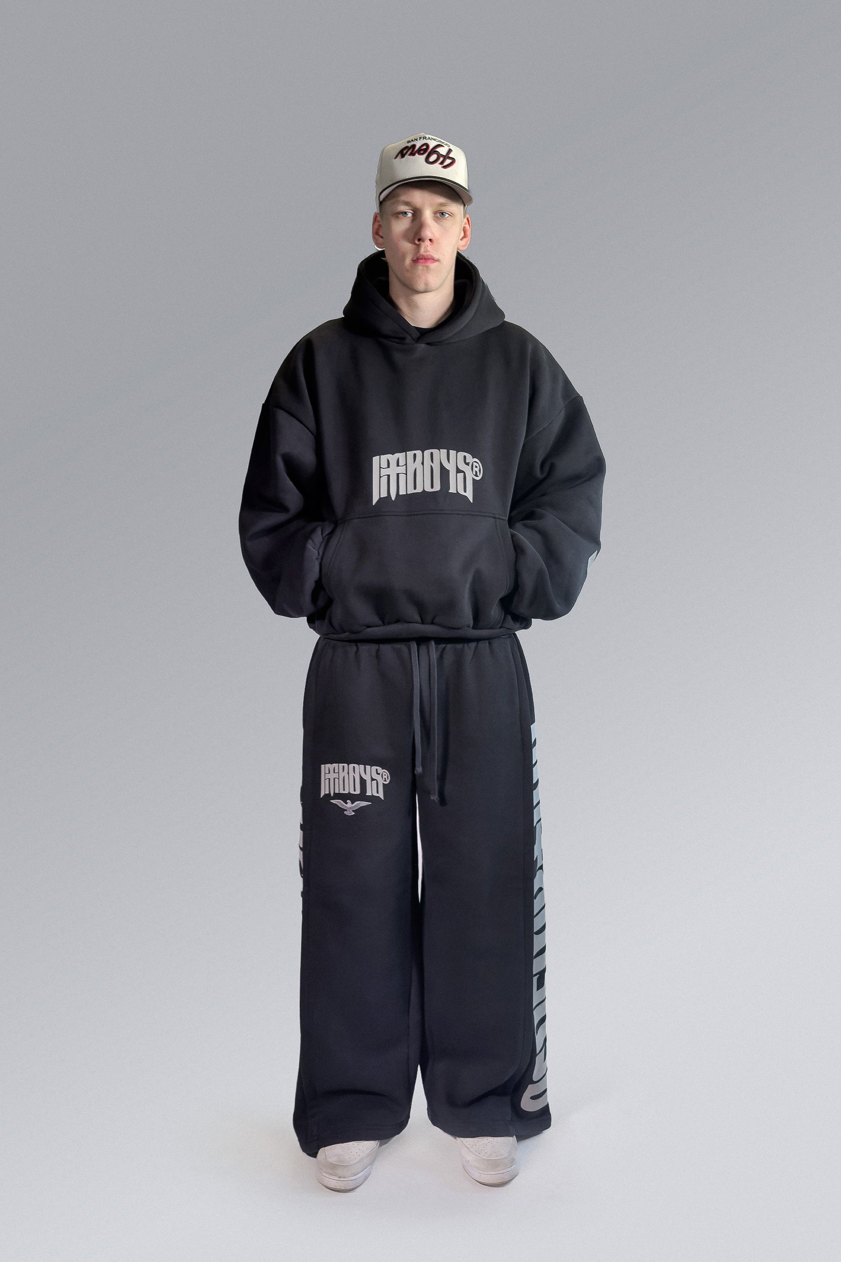 Redemption reflective sweatpants Black