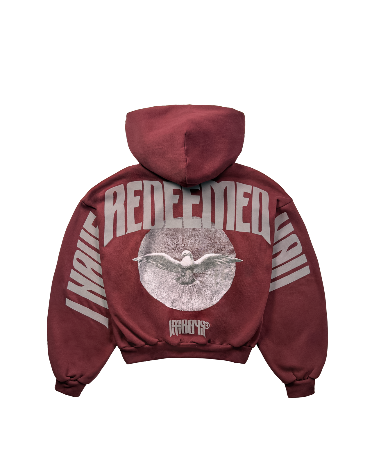 Redemption Reflective Hoodie Maroon
