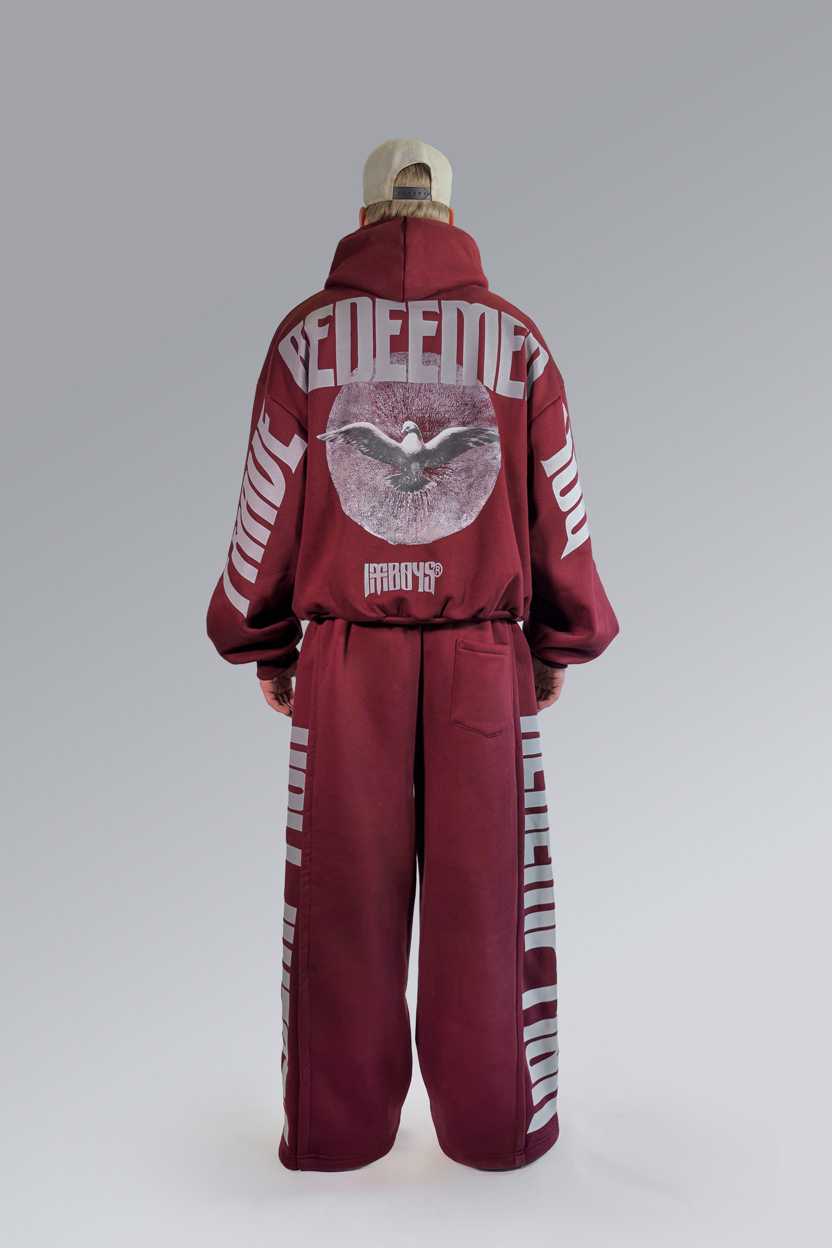 Redemption reflective sweatpants Maroon