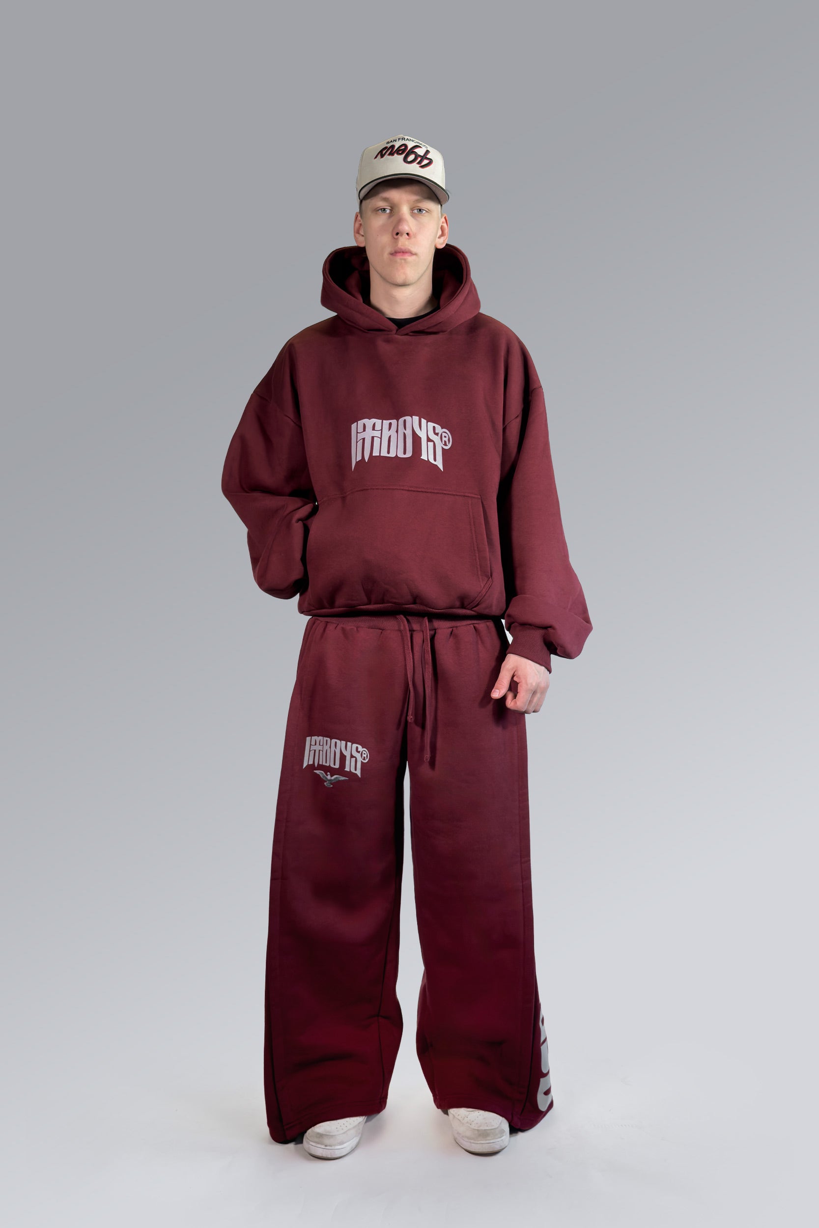 Redemption reflective sweatpants Maroon