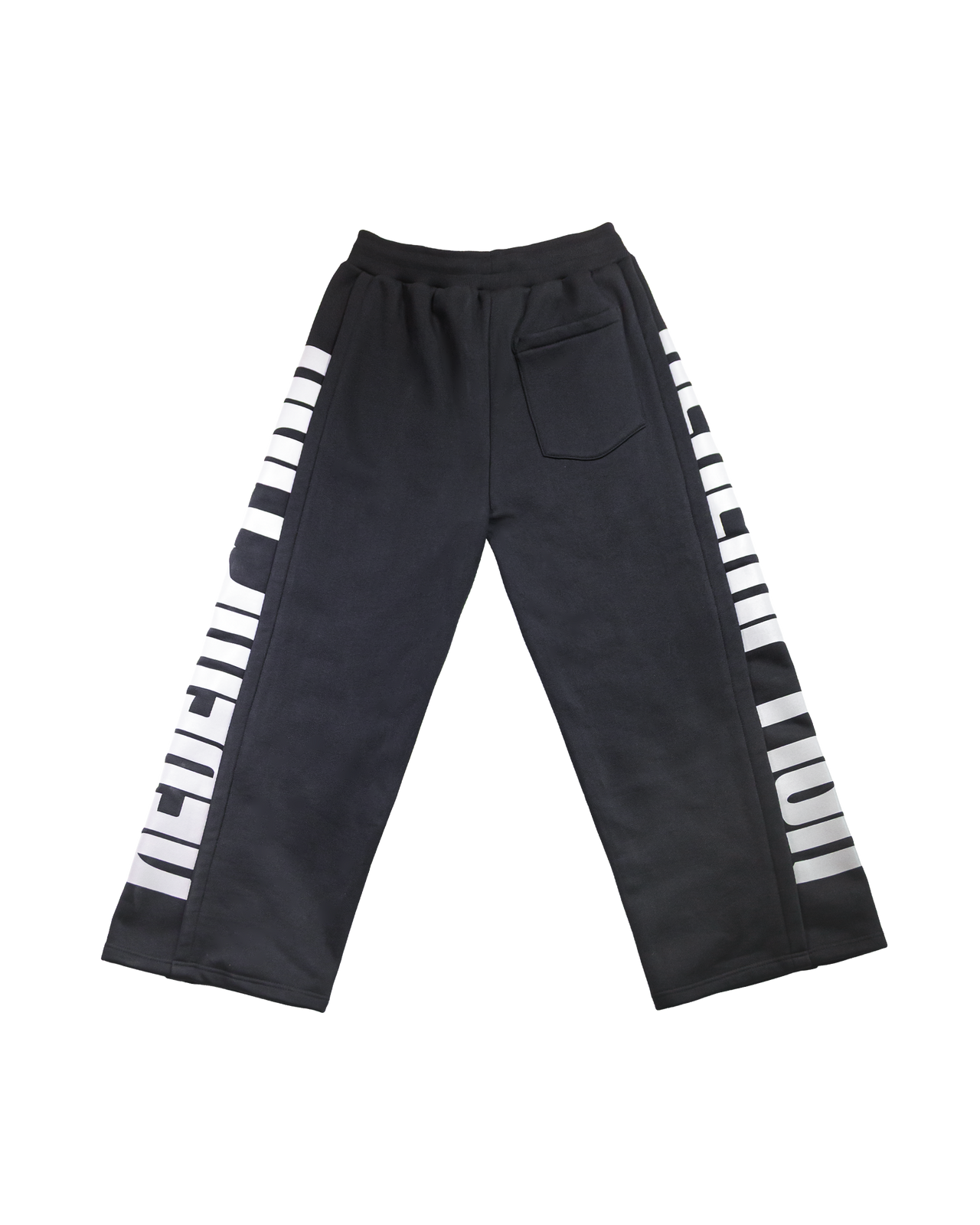 Black redemption reflective sweatpants