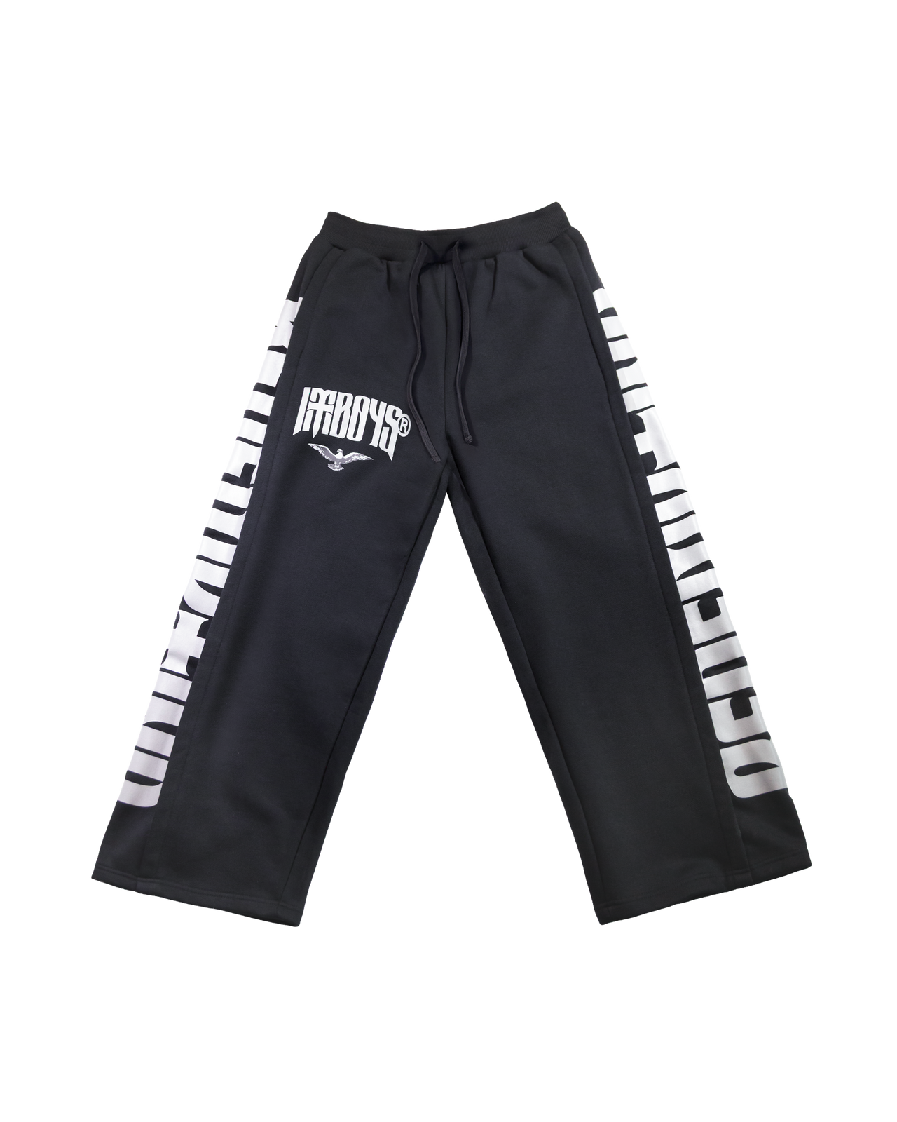 Black redemption reflective sweatpants