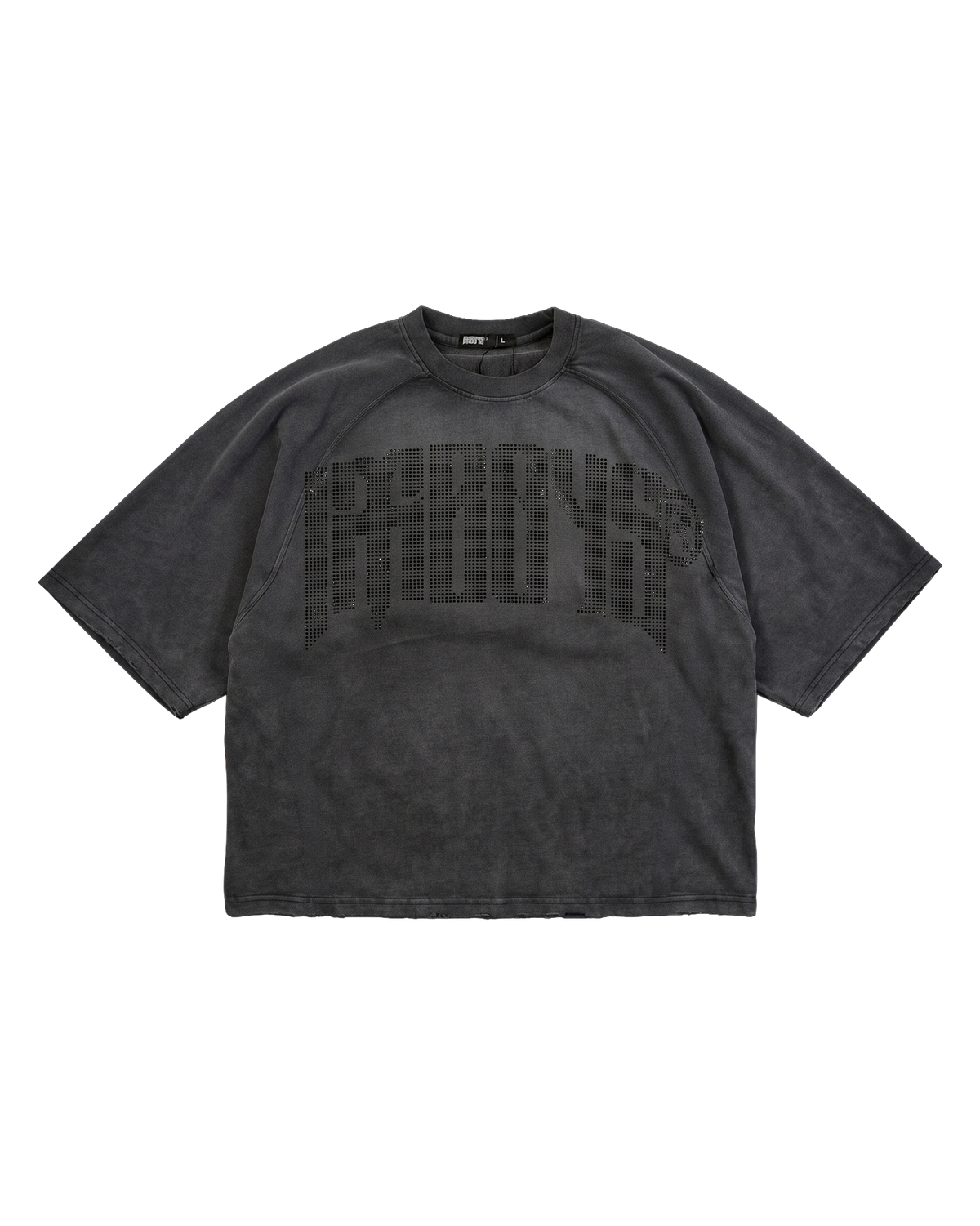 Black Rhinestone Tee