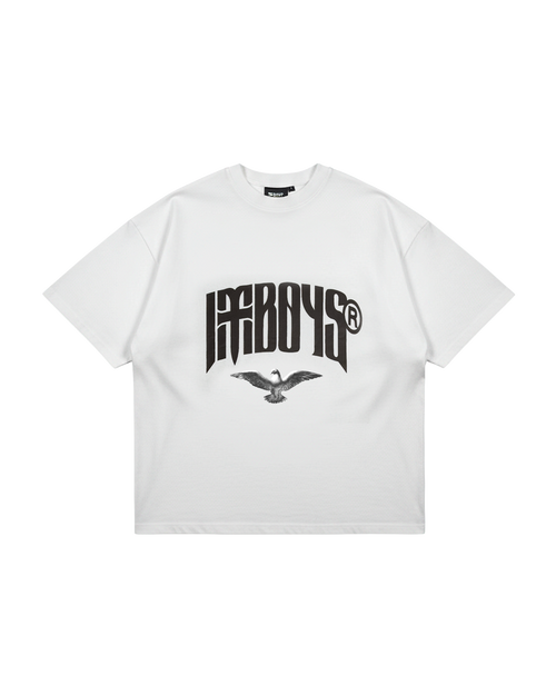 Redemption Text T-Shirt White - XS