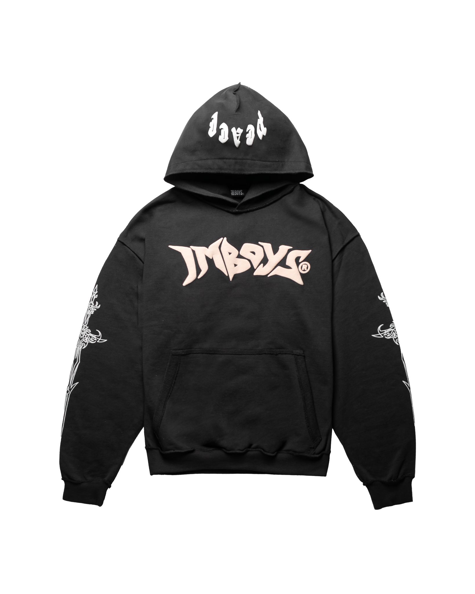 No Weapon Reverse Hoodie