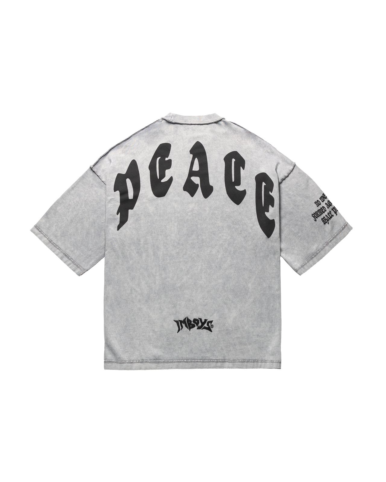 No Weapon Graphic Tee Grey