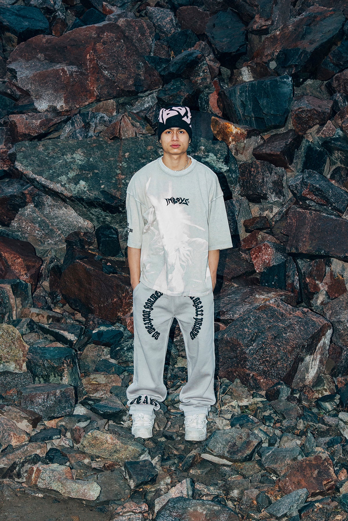 No Weapon Graphic Tee Grey
