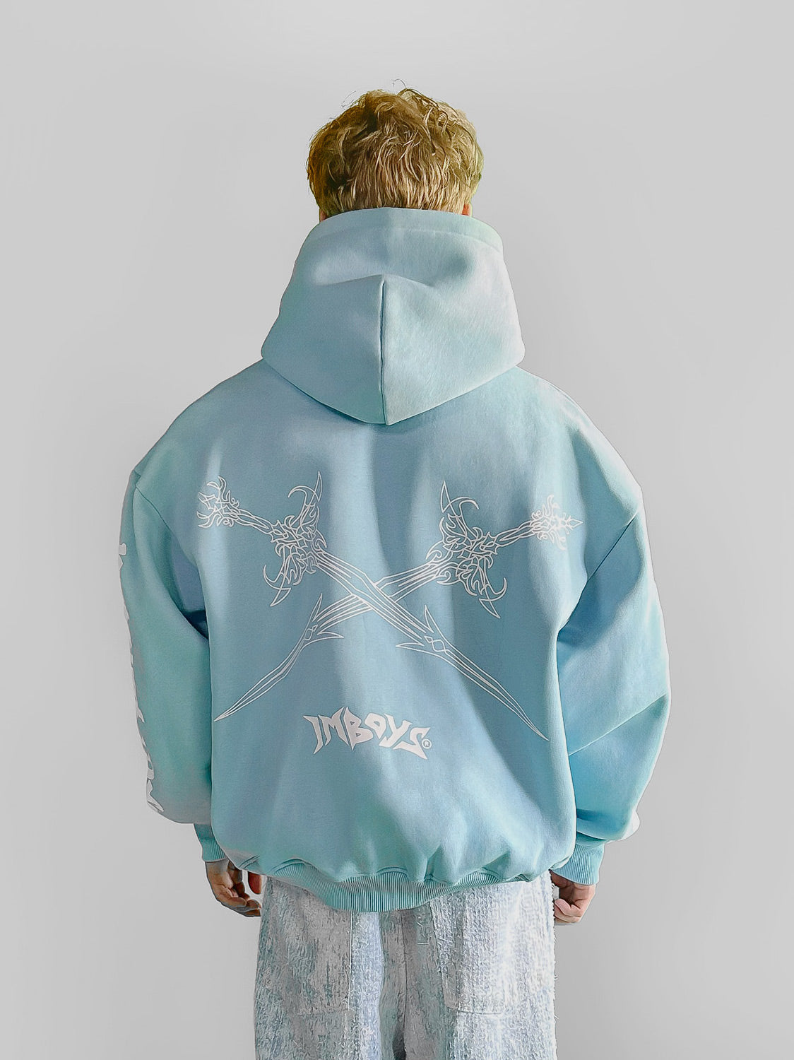 Blue No Weapon Hoodie