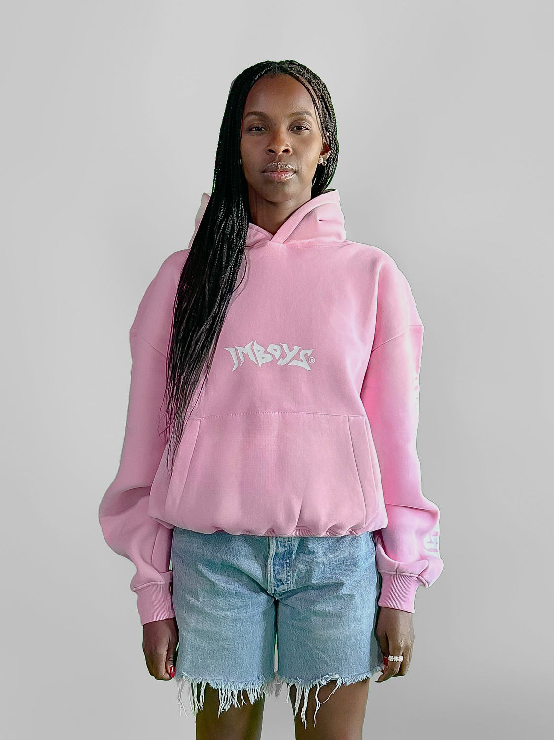 Pink No Weapon Hoodie
