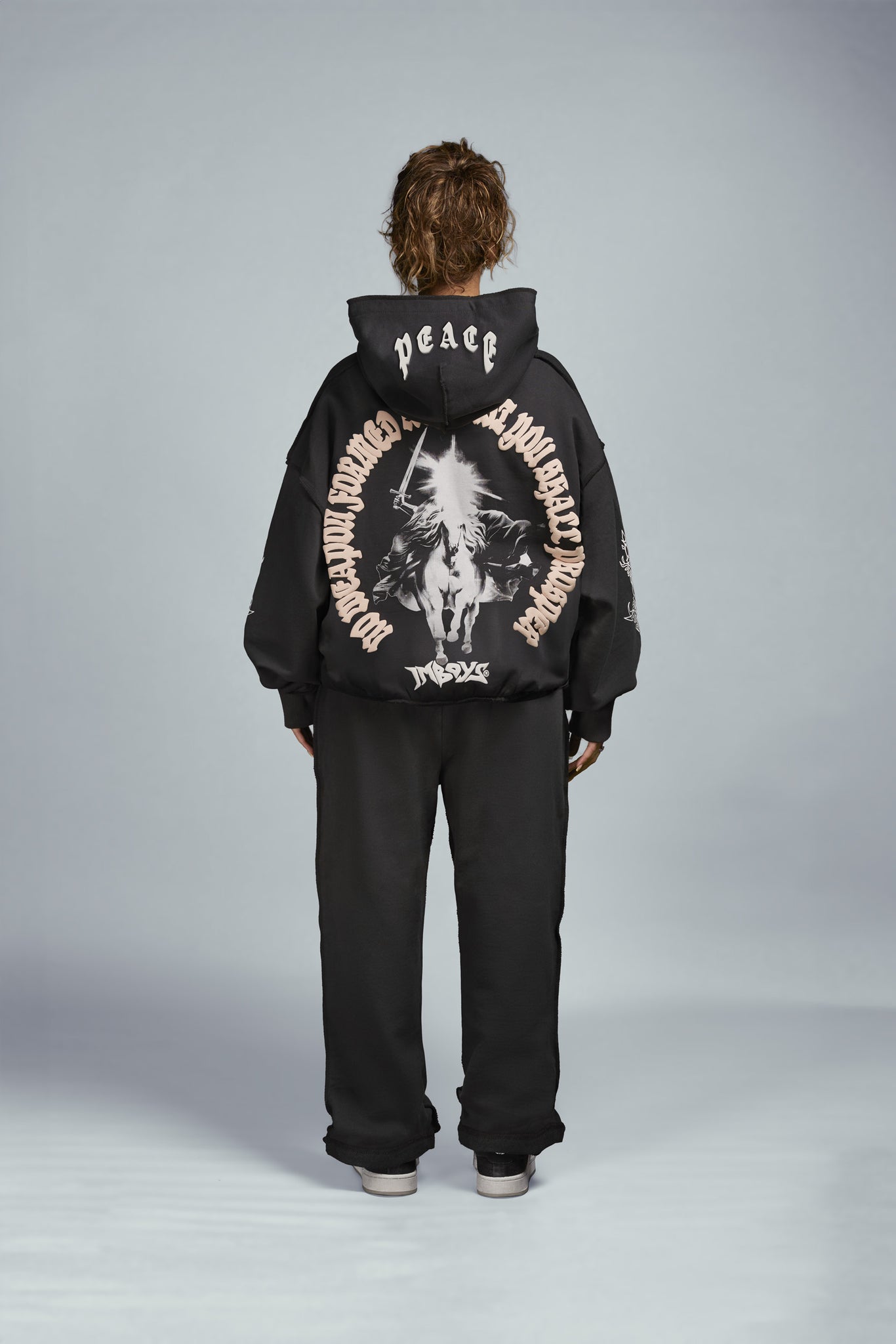 No Weapon Reverse Hoodie