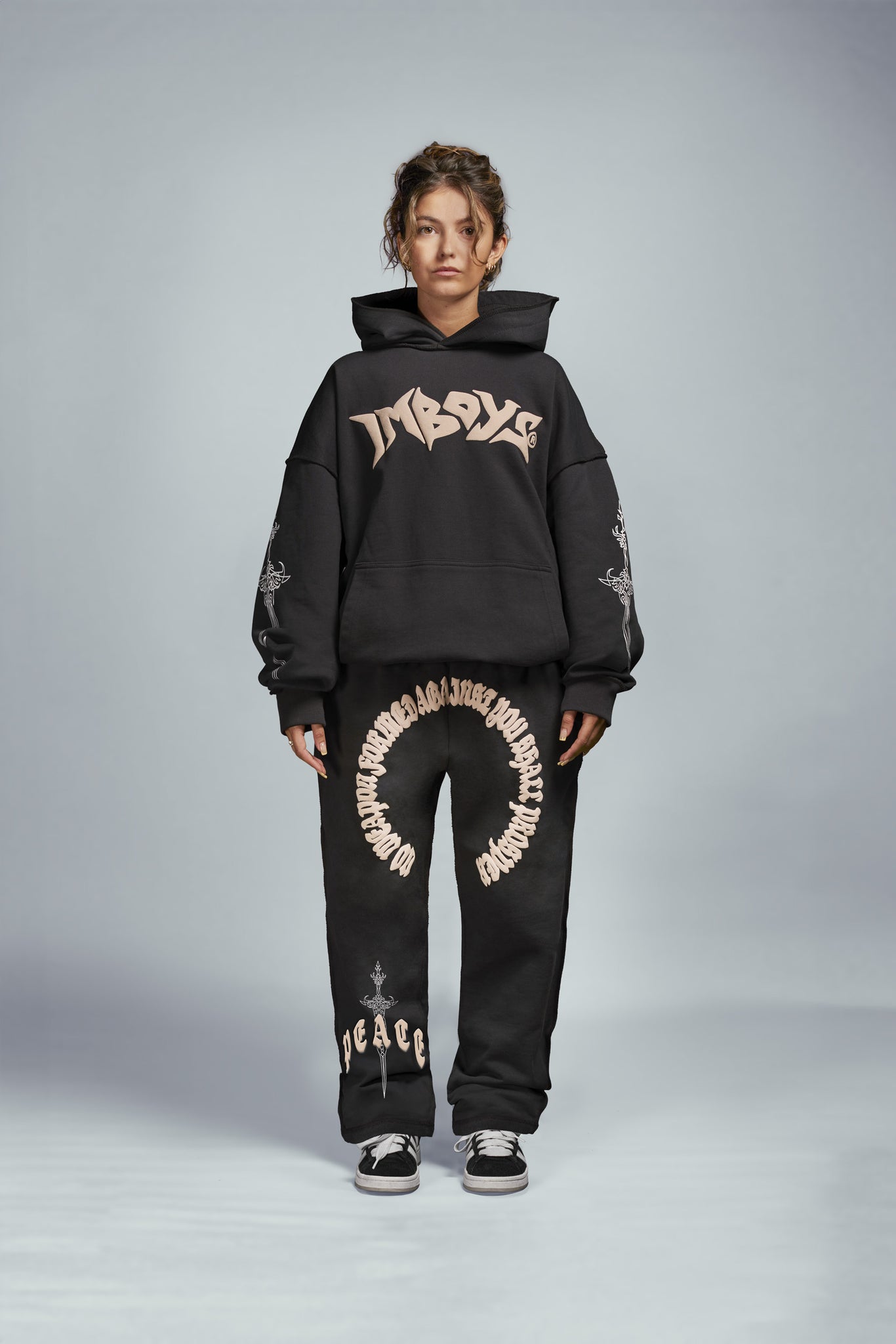 No Weapon Reverse Hoodie