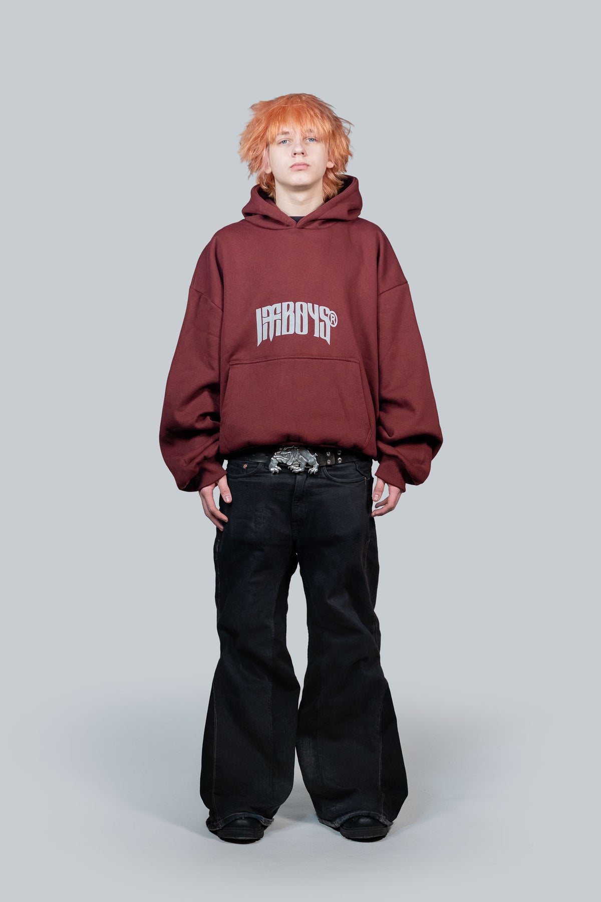 Redemption Reflective Hoodie Maroon