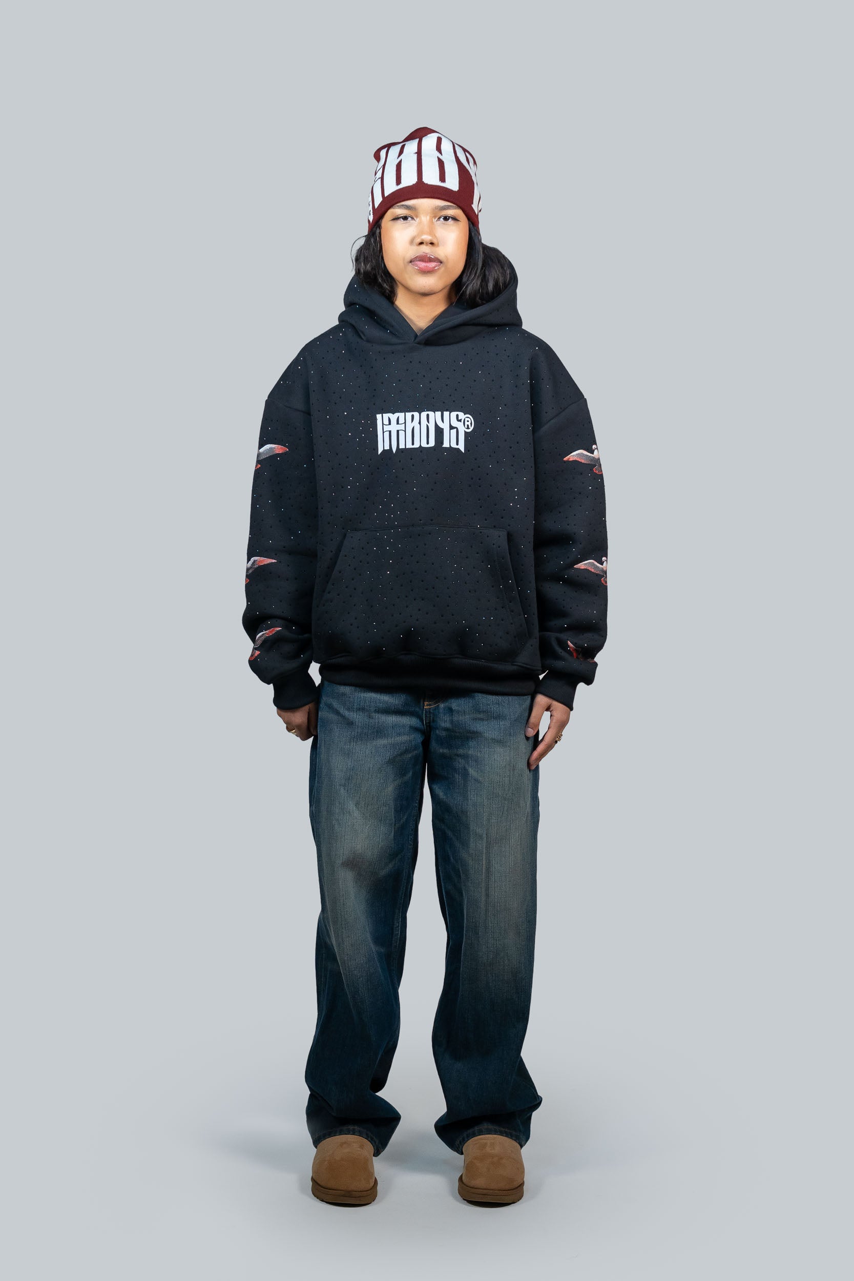 Redemption Rhinestone Hoodie