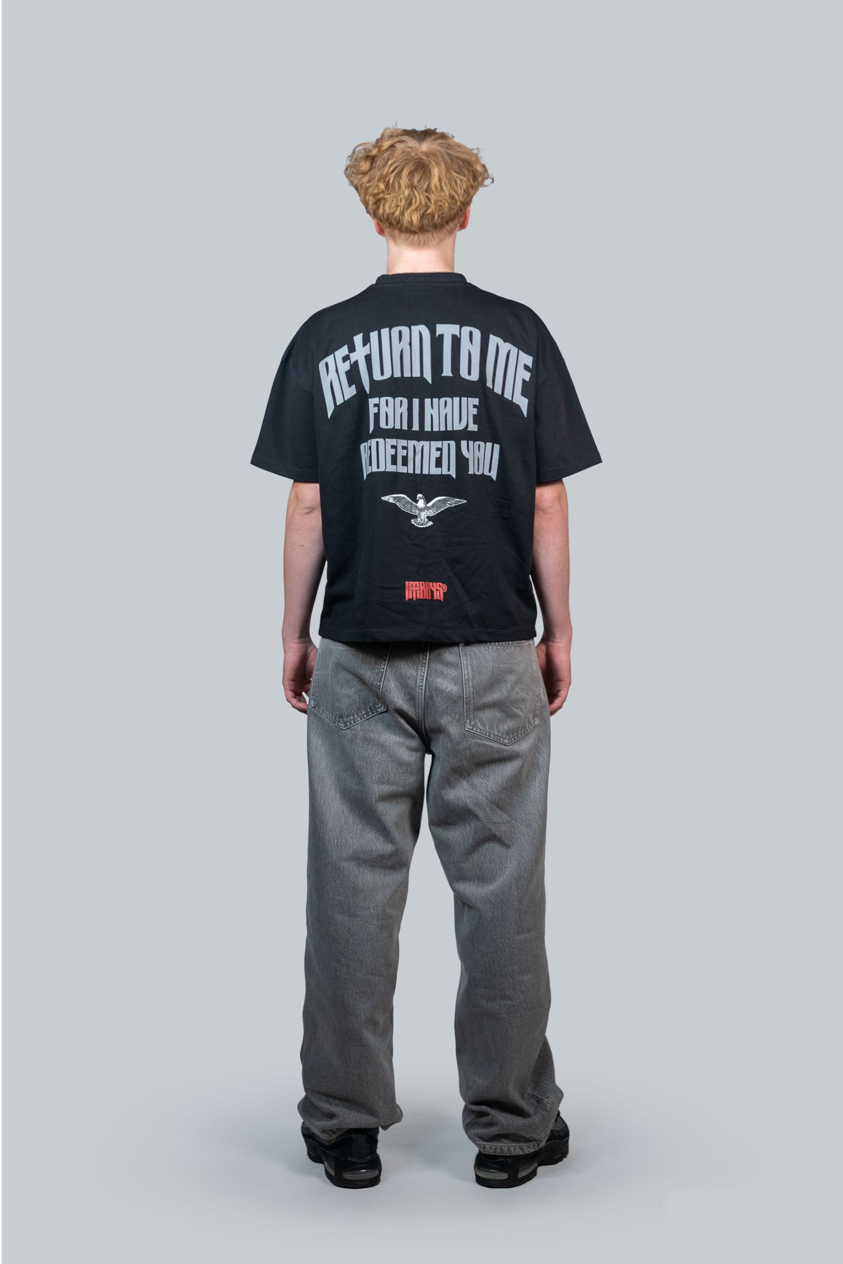 Redemption Text T-Shirt Black