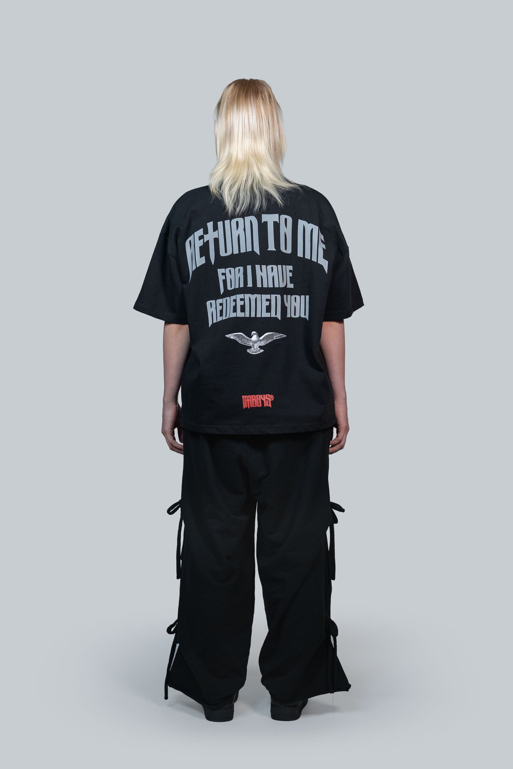Redemption Text T-Shirt Black