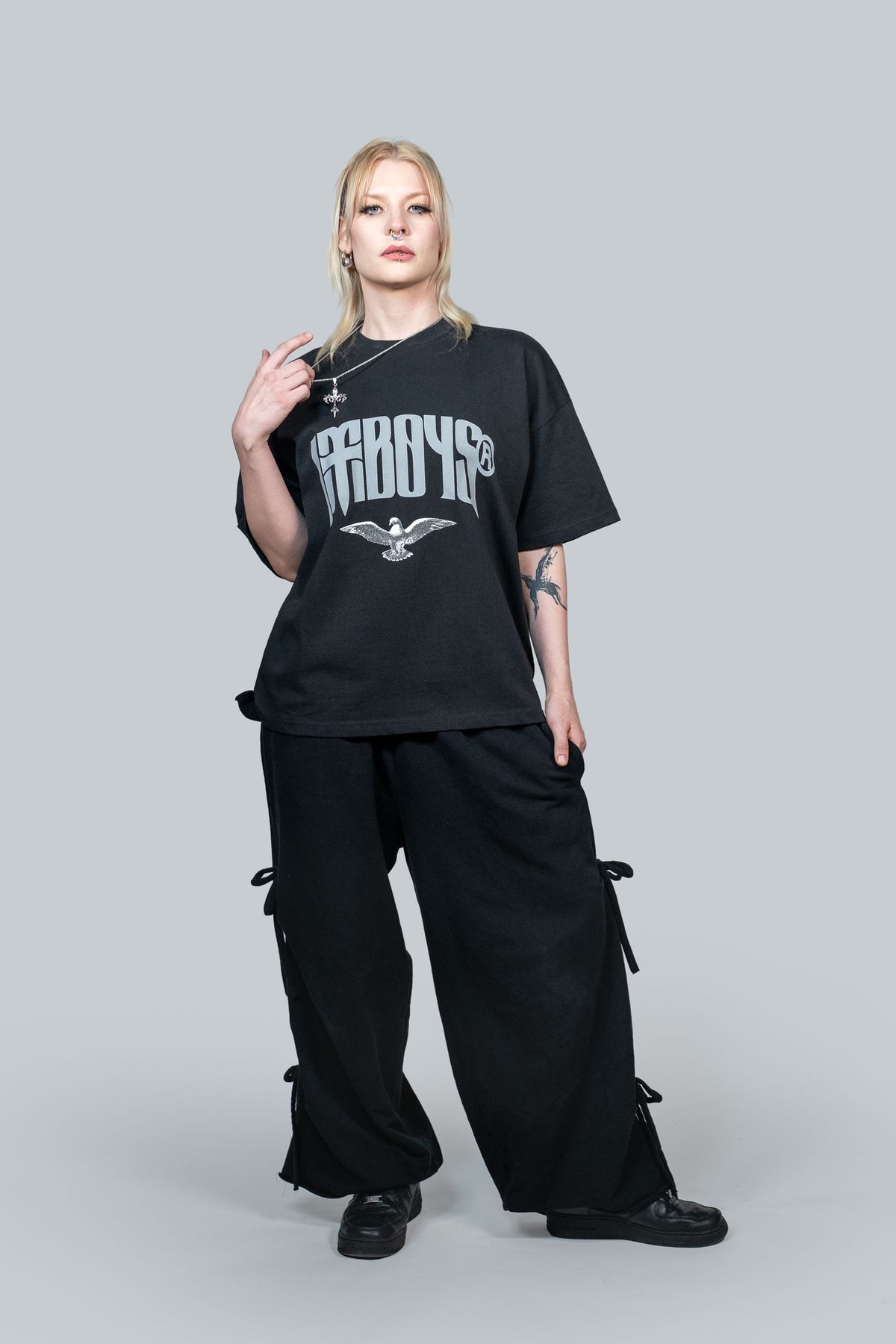 Redemption Text T-Shirt Black