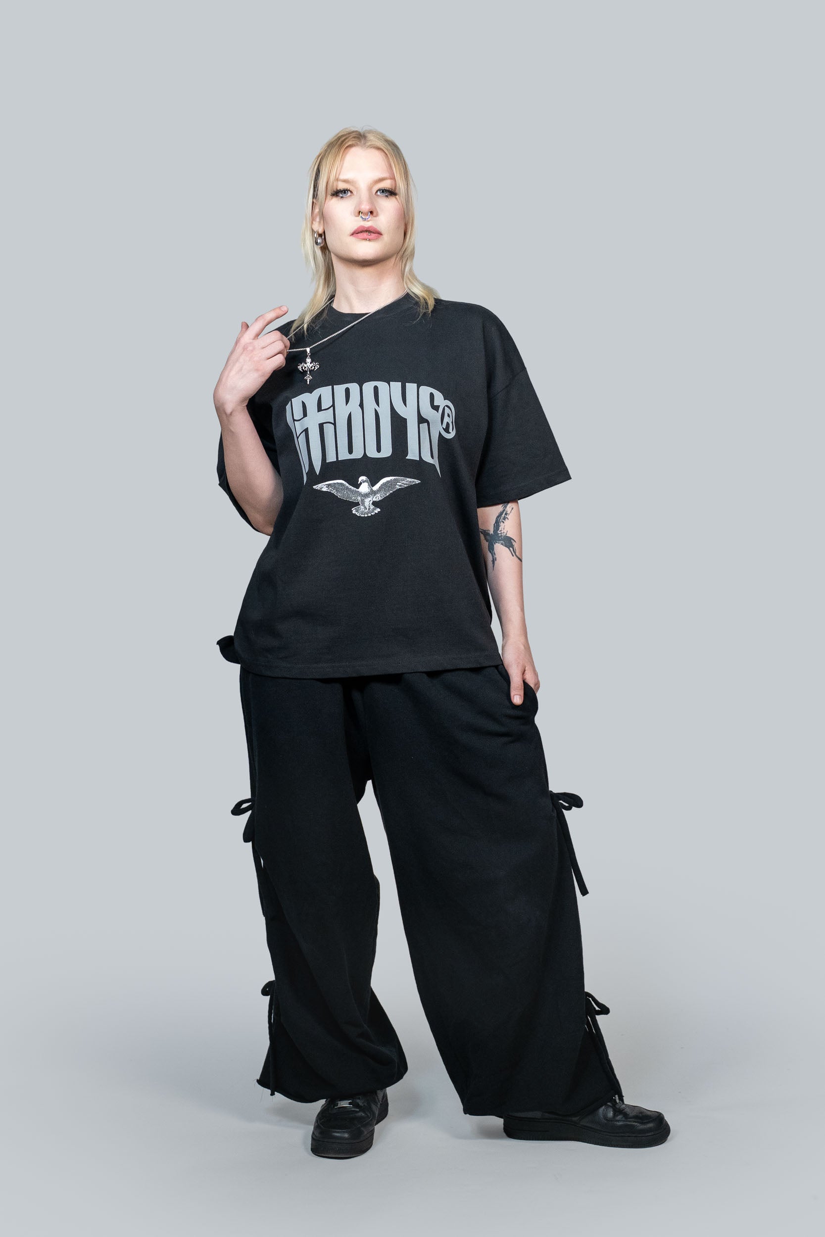 Redemption Text T-Shirt Black