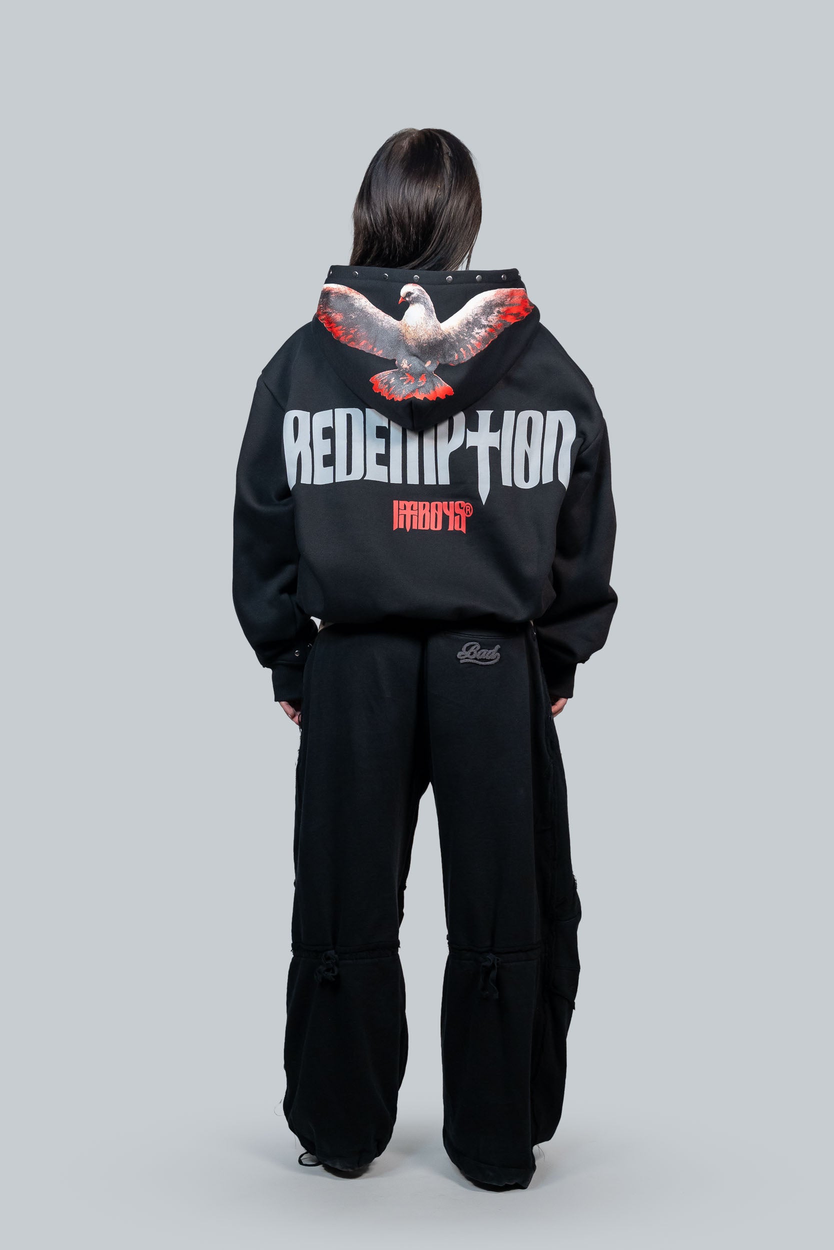 Redemption Dove Cropped Zip-Up Hoodie