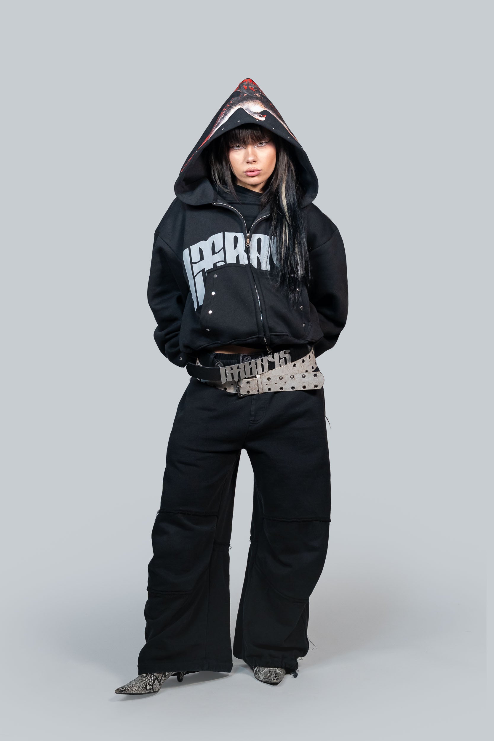 Redemption Dove Cropped Zip-Up Hoodie